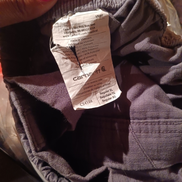 Carhartt Gray scrub pants sz XL - Picture 11 of 11